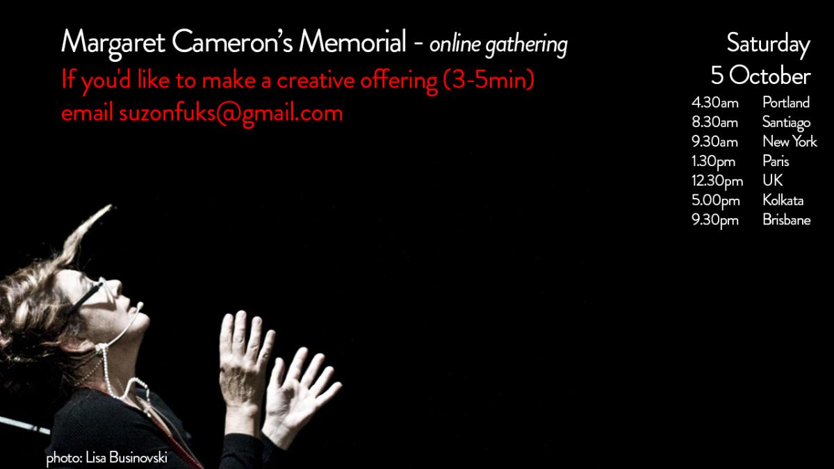 Margaret Cameron's Memorial